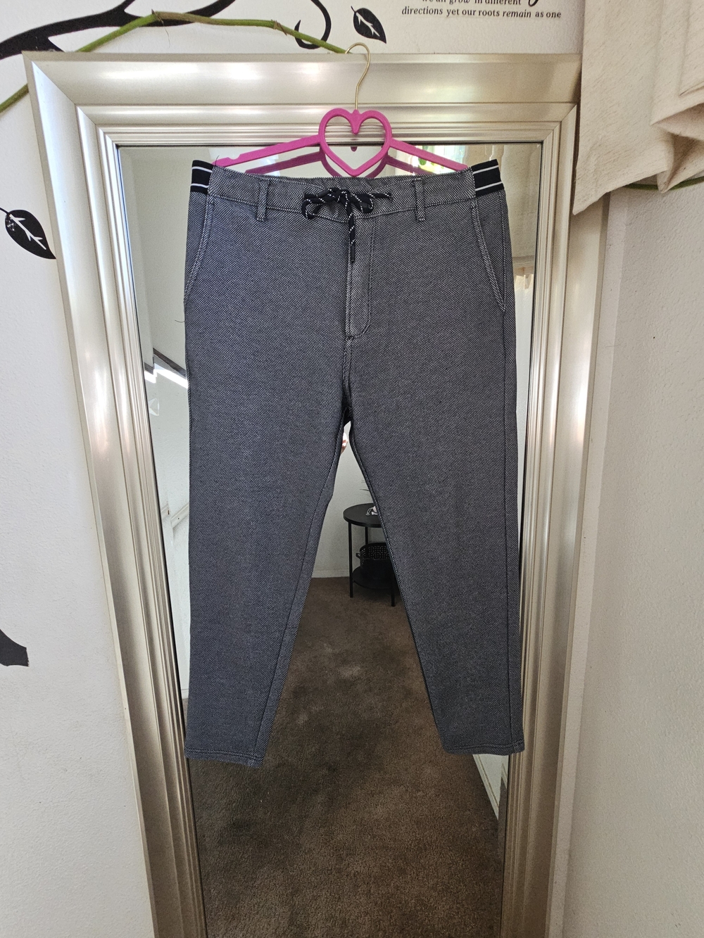 Zara Women's Charcoal Gray Skinny Jogger Pants